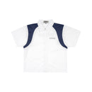 Wormhole Bureau de Guerre Uniform Boxy Shirt White/Navy