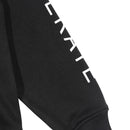 Wormhole Esqueleto Boxy Cut Oversize Zip Hoodie Black