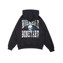 Wormhole Boneyard Squad Oversize Boxy Hoodie Black