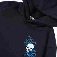 Wormhole Boneyard Squad Oversize Boxy Hoodie Black