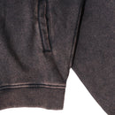 W.Essentiels Type-07 Hoodie Layered Acid Wash Noir black