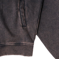 W.Essentiels Type-07 Hoodie Layered Acid Wash Noir black