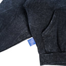 W.Essentiels Label Bleu Affinity Ref-7326 Hoodie Acid Wash Imperial Cherry Stout (Black)
