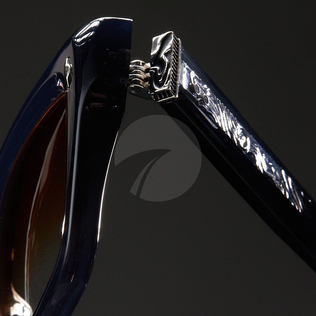 Vherkudara Acetate Arkha (Grey, Chocobrown Gradation Lens)