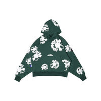 W.Essentiels Le Valensole Oversize Hoodie Full Print Hoodie Emerald (Green)