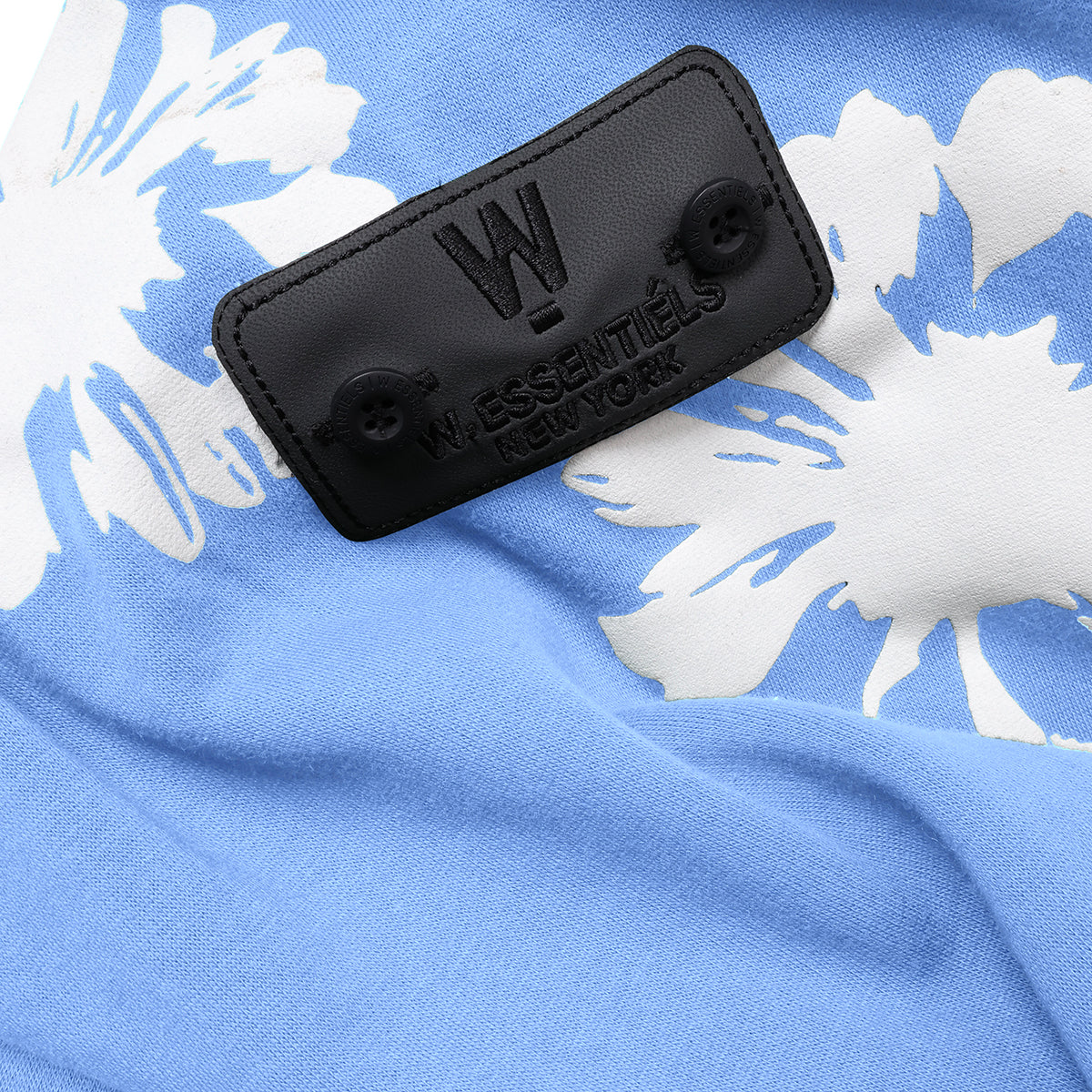 W.Essentiels Le Valensole Oversize Hoodie Full Print Hoodie North Carolina (Blue)