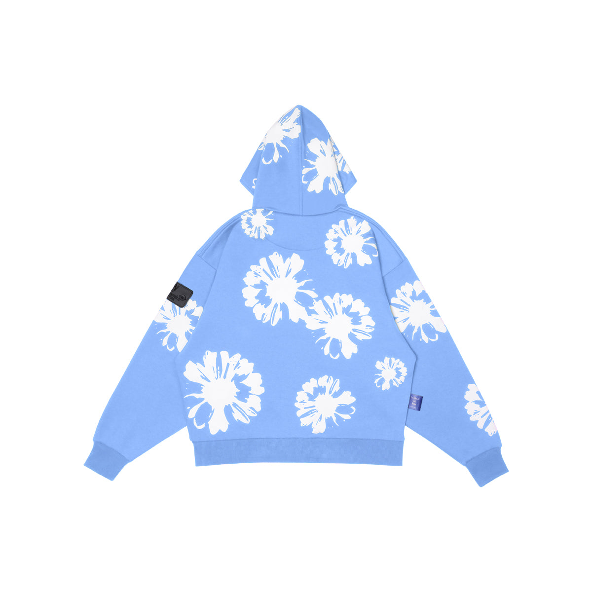 W.Essentiels Le Valensole Oversize Hoodie Full Print Hoodie North Carolina (Blue)
