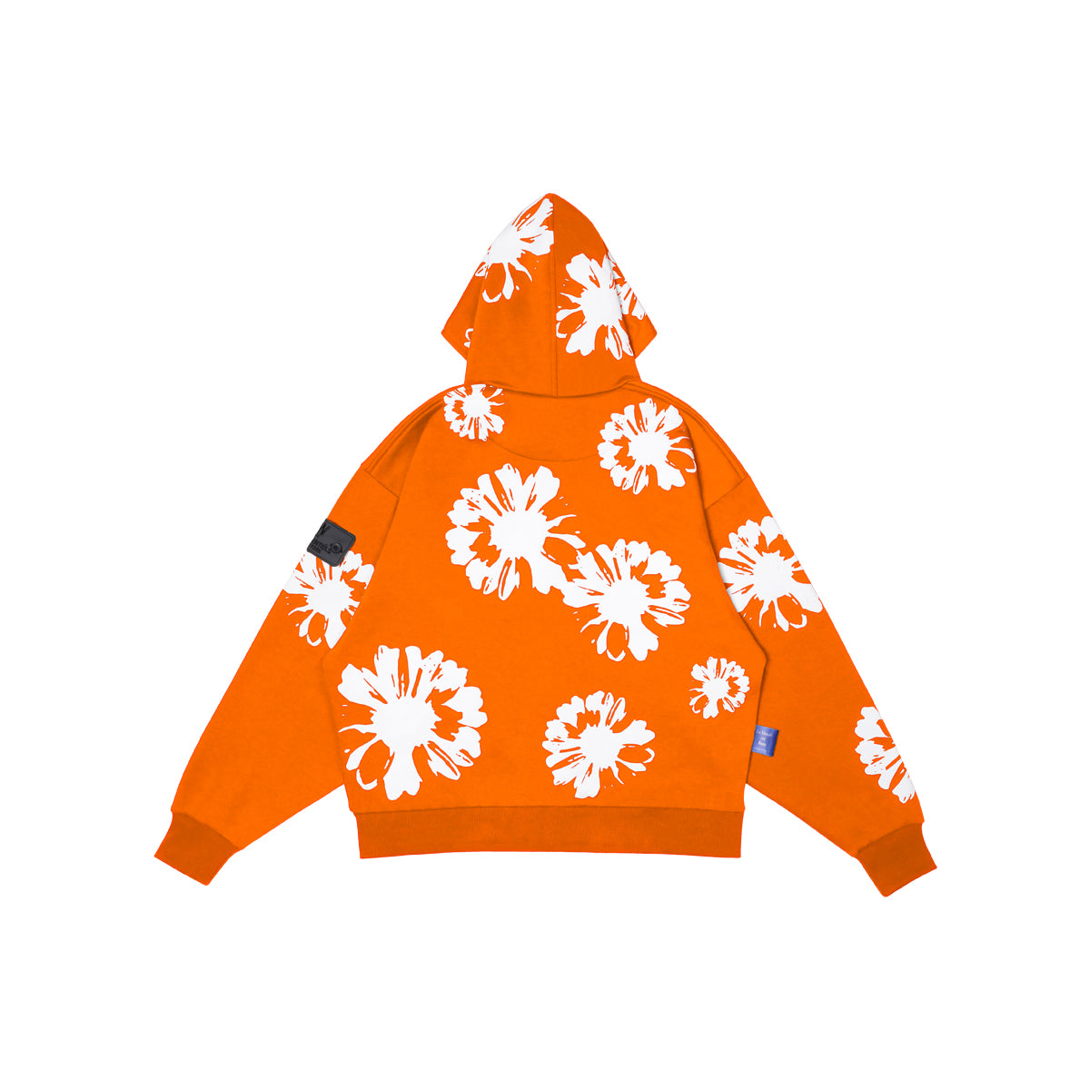 W.Essentiels Le Valensole Oversize Hoodie Full Print Hoodie Tangerine (Orange)