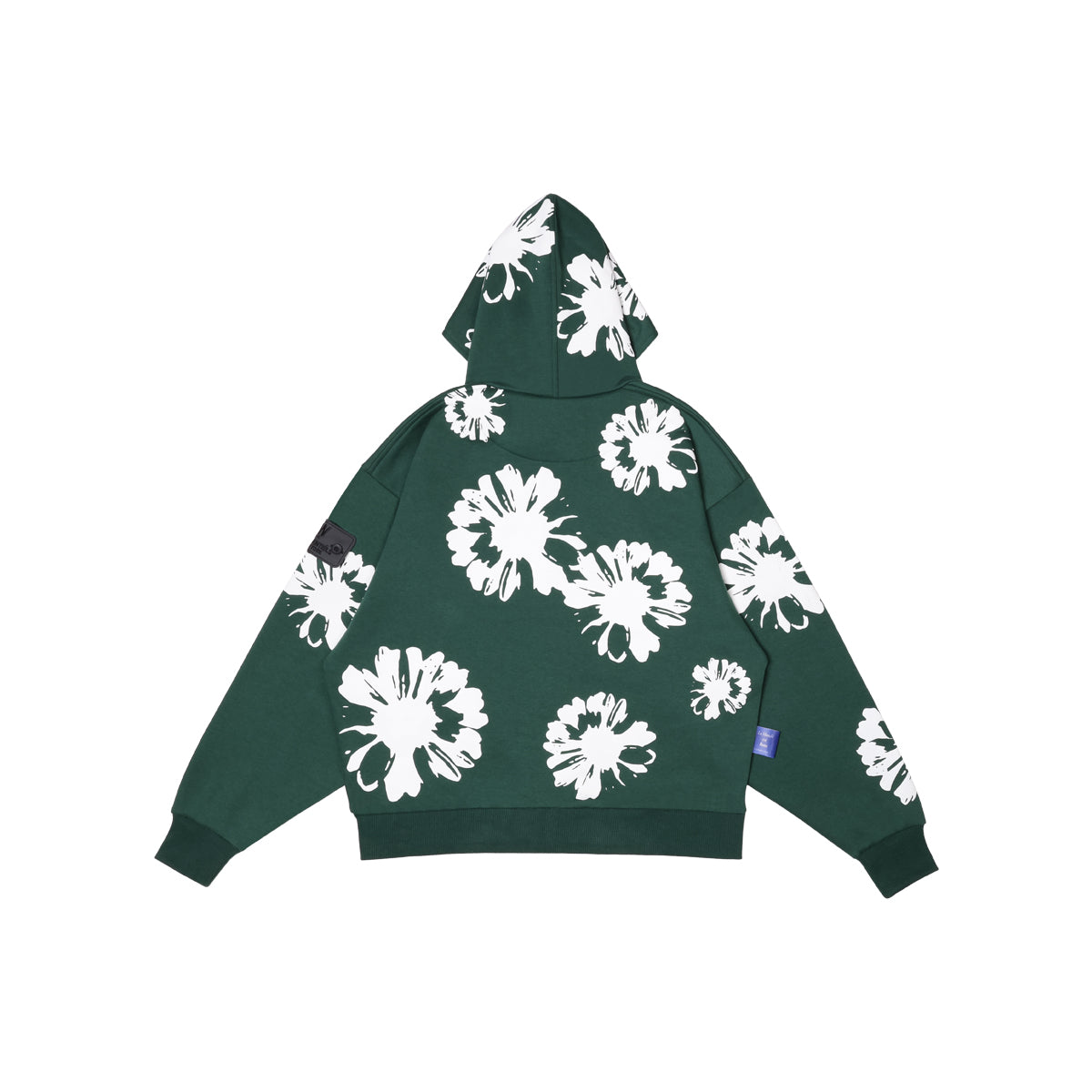 W.Essentiels Le Valensole Oversize Hoodie Full Print Hoodie Emerald (Green)