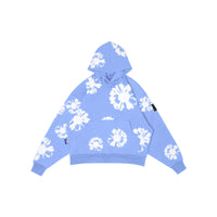 W.Essentiels Le Valensole Oversize Hoodie Full Print Hoodie North Carolina (Blue)