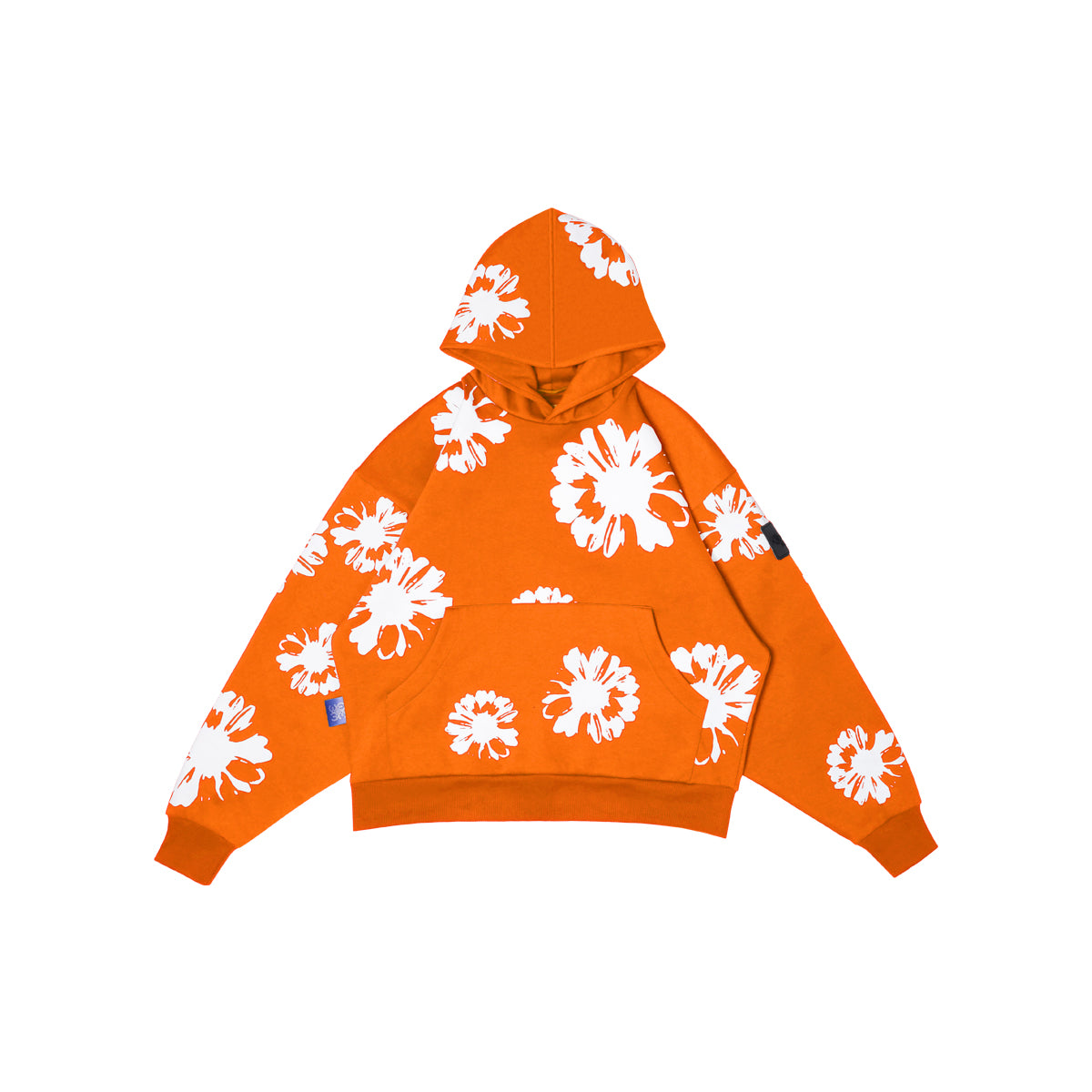 W.Essentiels Le Valensole Oversize Hoodie Full Print Hoodie Tangerine (Orange)