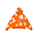 W.Essentiels Le Valensole Oversize Hoodie Full Print Hoodie Tangerine (Orange)