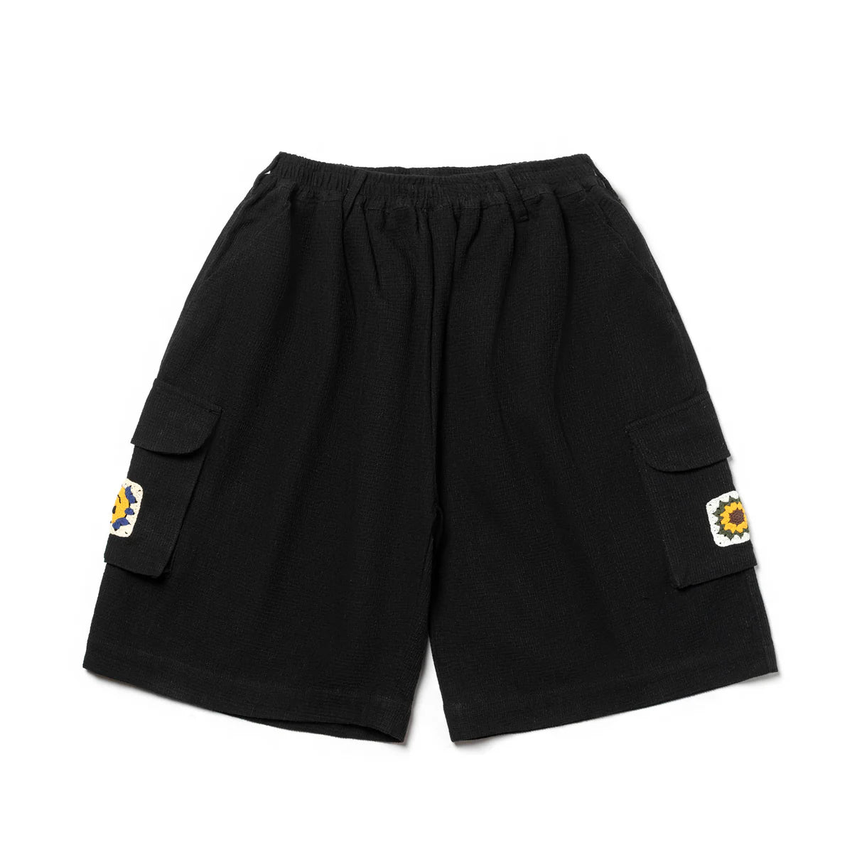 Oat Cargo Shorts Black