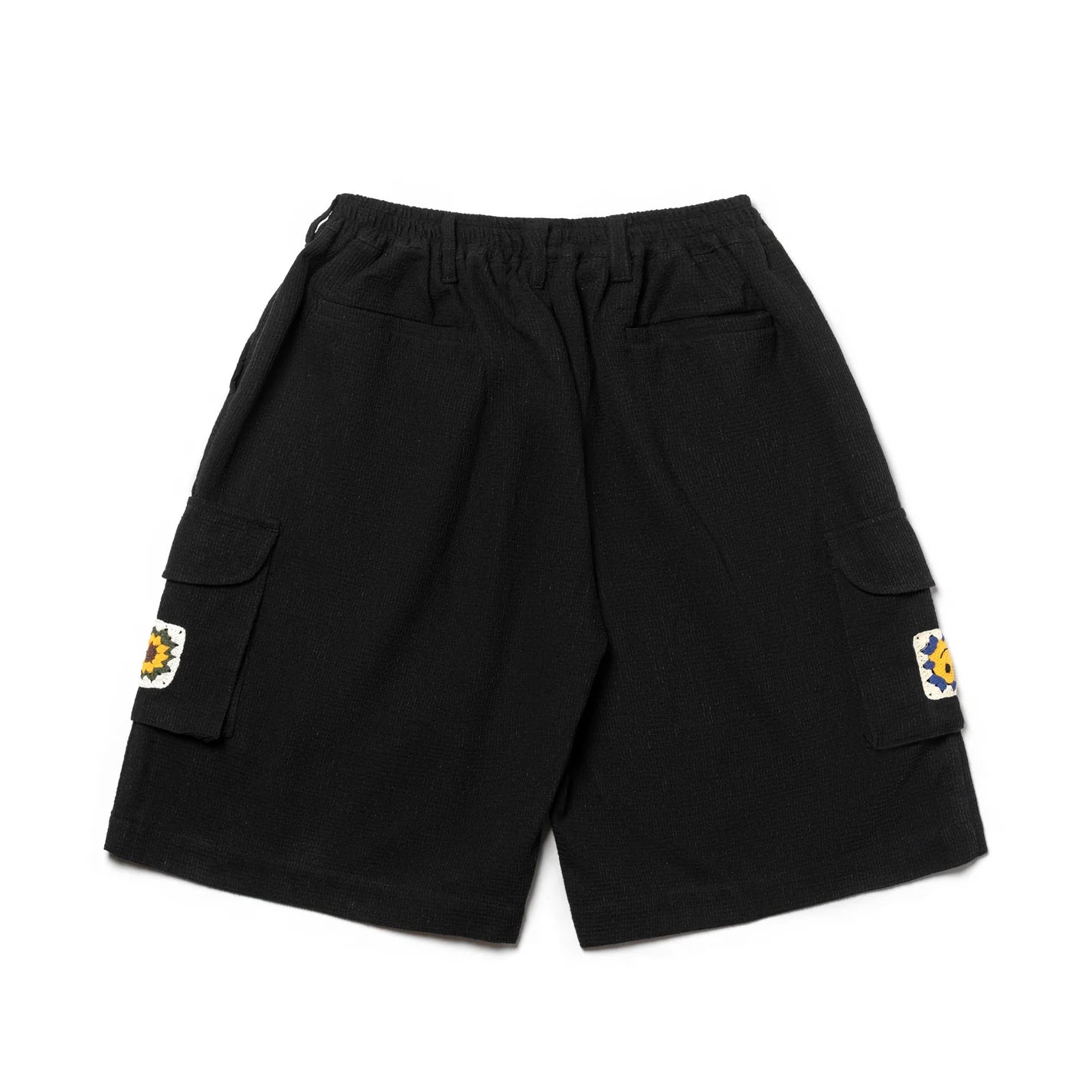 Oat Cargo Shorts Black