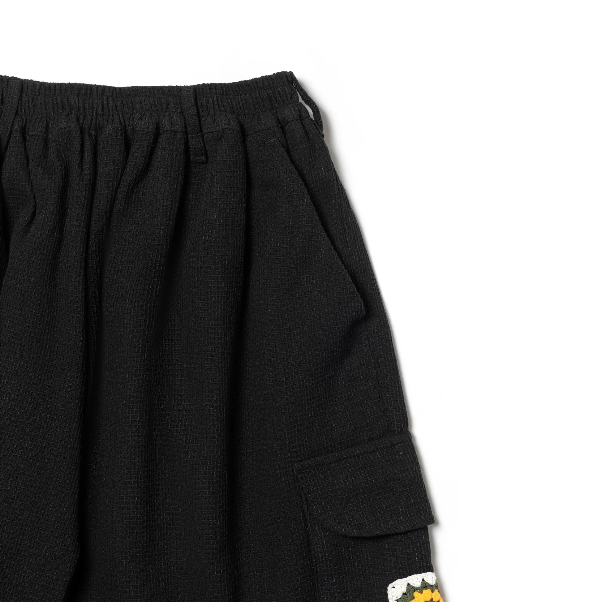Oat Cargo Shorts Black