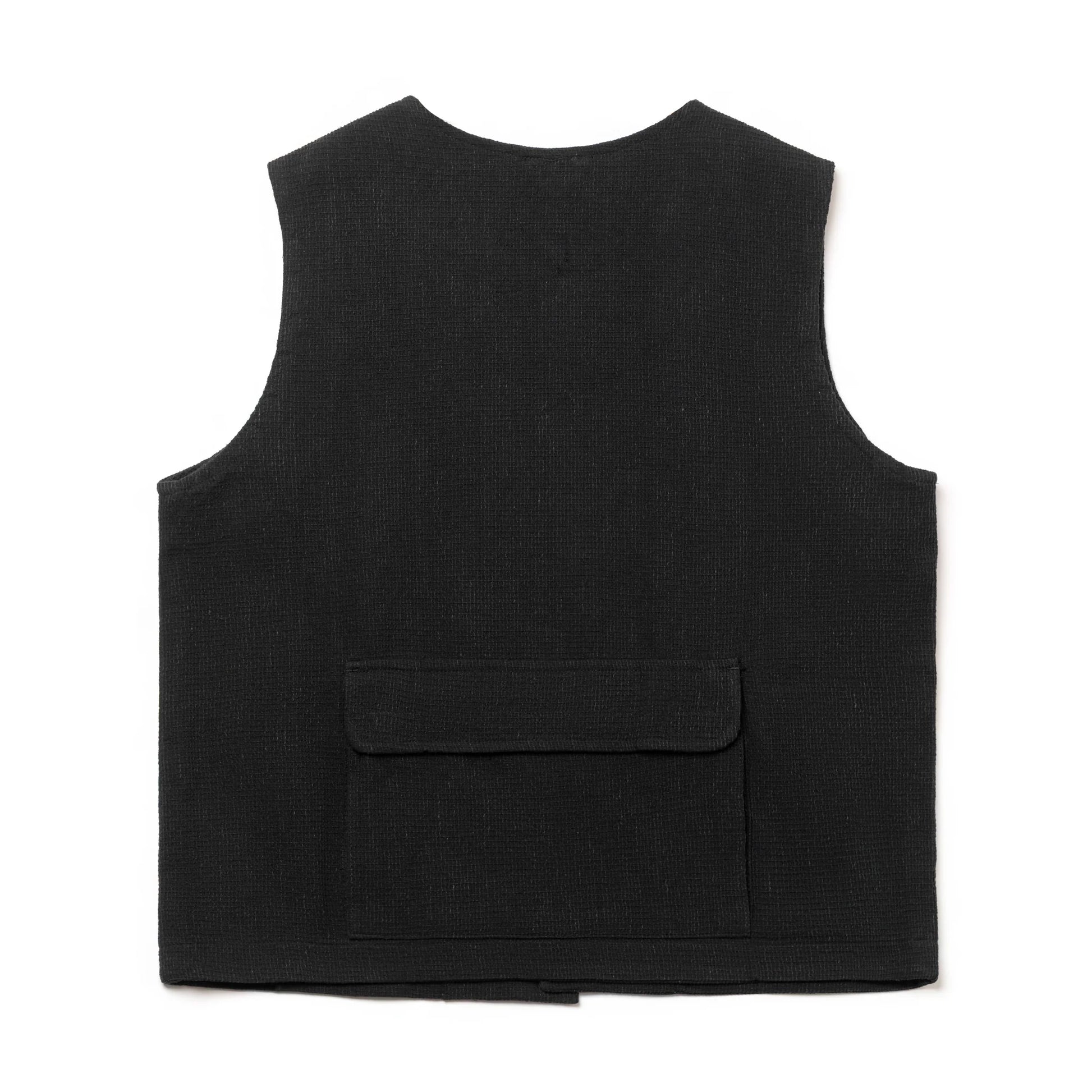 Oat Demusan Vest Sashi ori Black