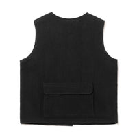 Oat Demusan Vest Sashi ori Black