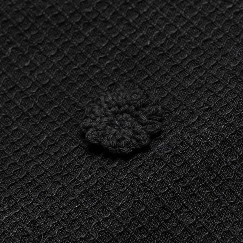 Oat Demusan Vest Sashi ori Black