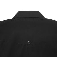 Oat Leja Quarter Zip Shirt Black