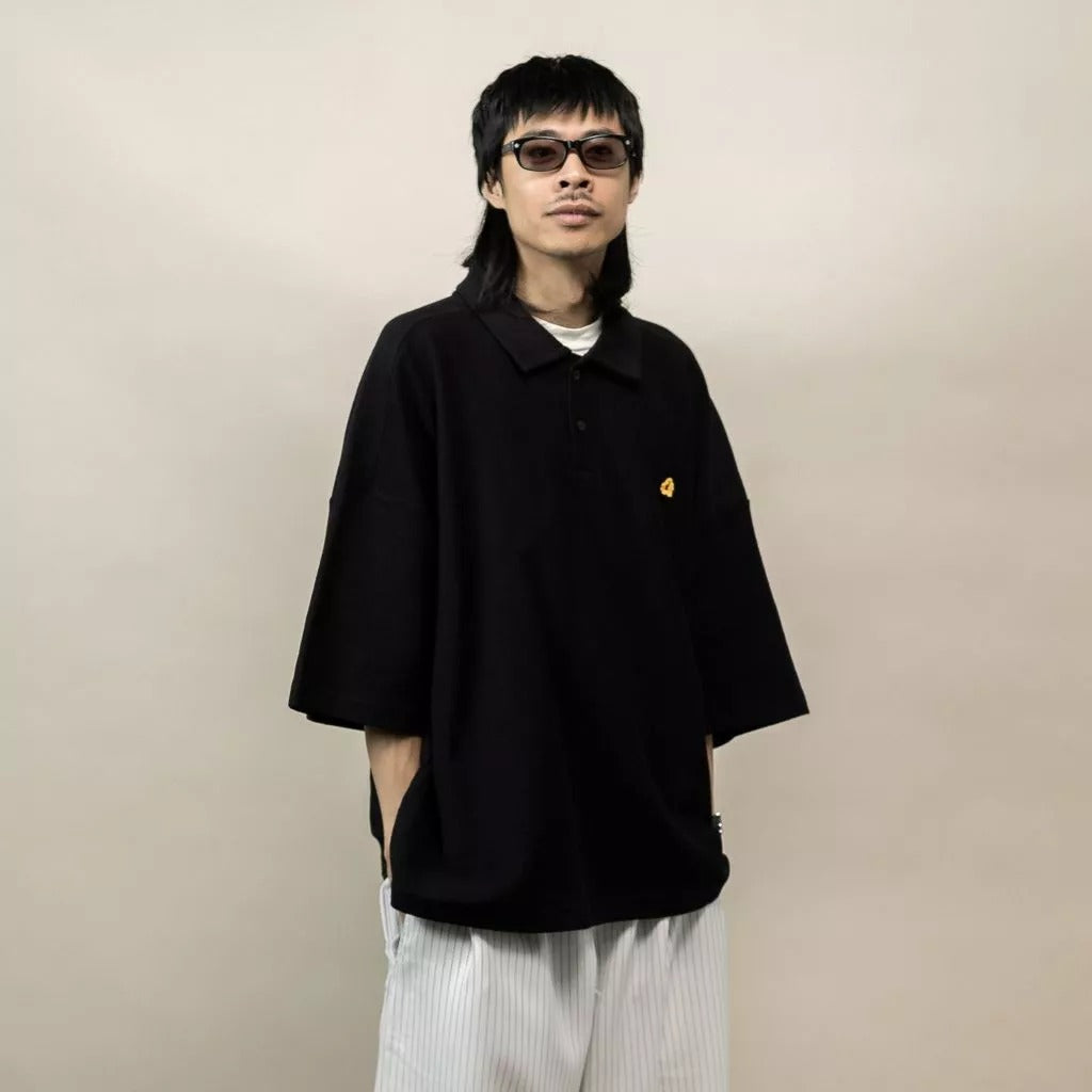 Oat Polo Shirt Black