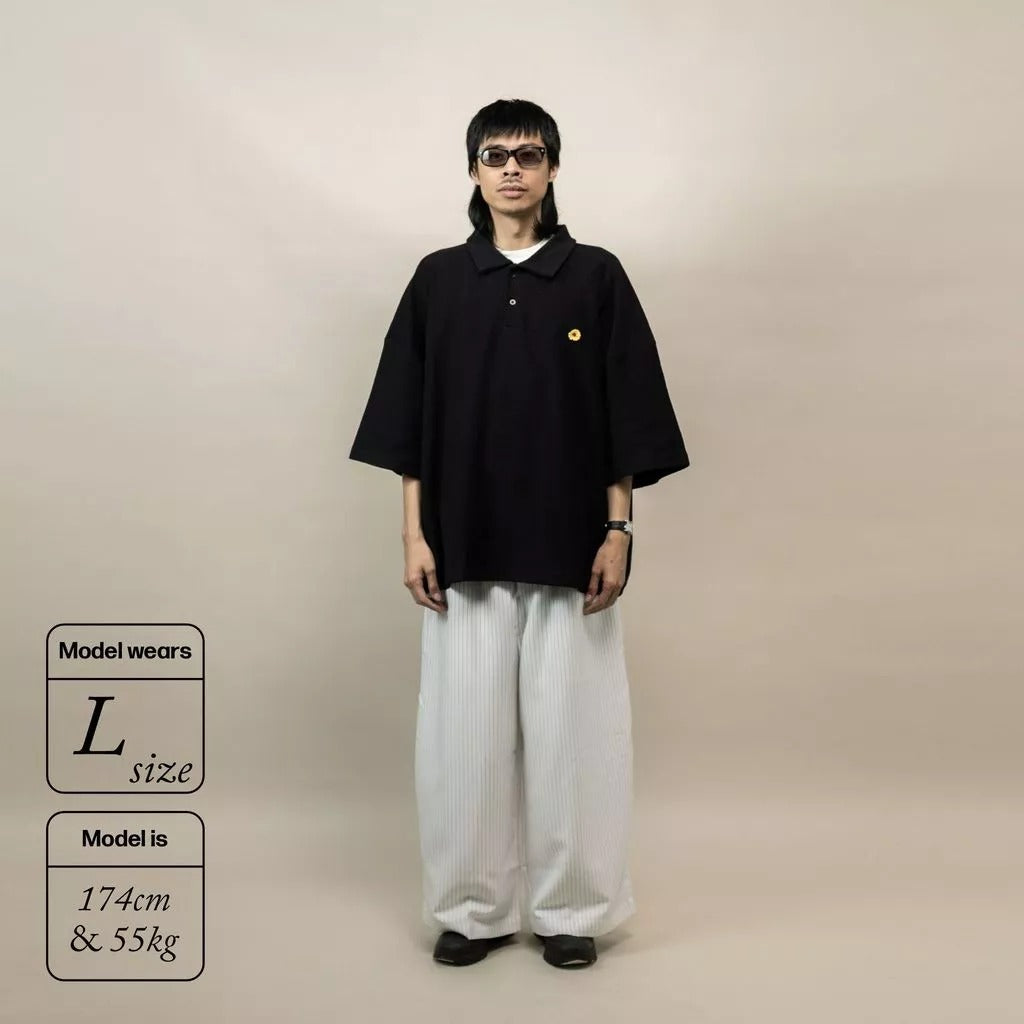 Oat Polo Shirt Black