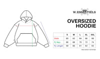 W.Essentiels x One Piece Black Leg Sanji Oversize Hoodie Navy