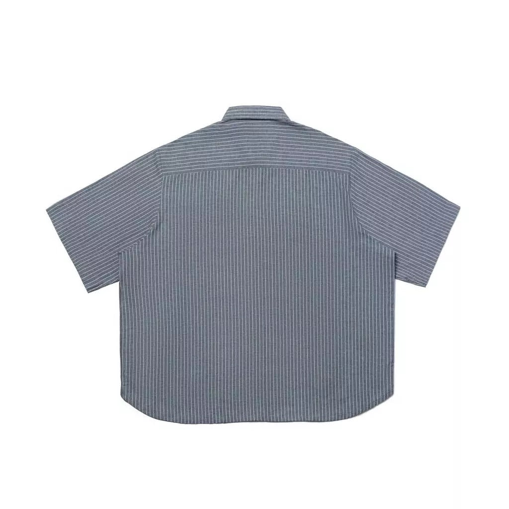 Oat Nakano Shirt Stripes Gray