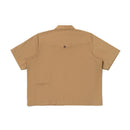 Oat Leja Quarter Zip Shirt Light Brown