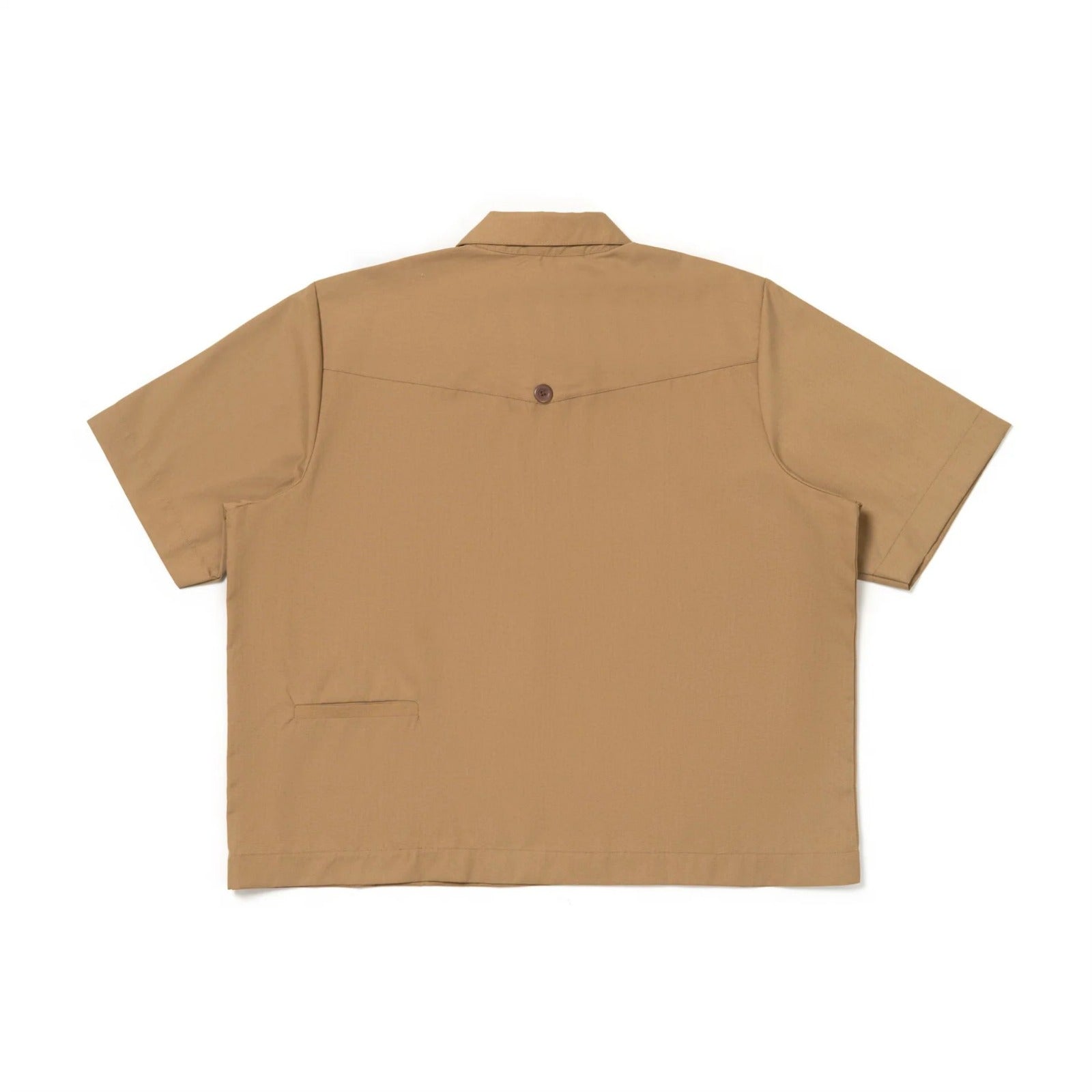 Oat Leja Quarter Zip Shirt Light Brown