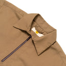Oat Leja Quarter Zip Shirt Light Brown