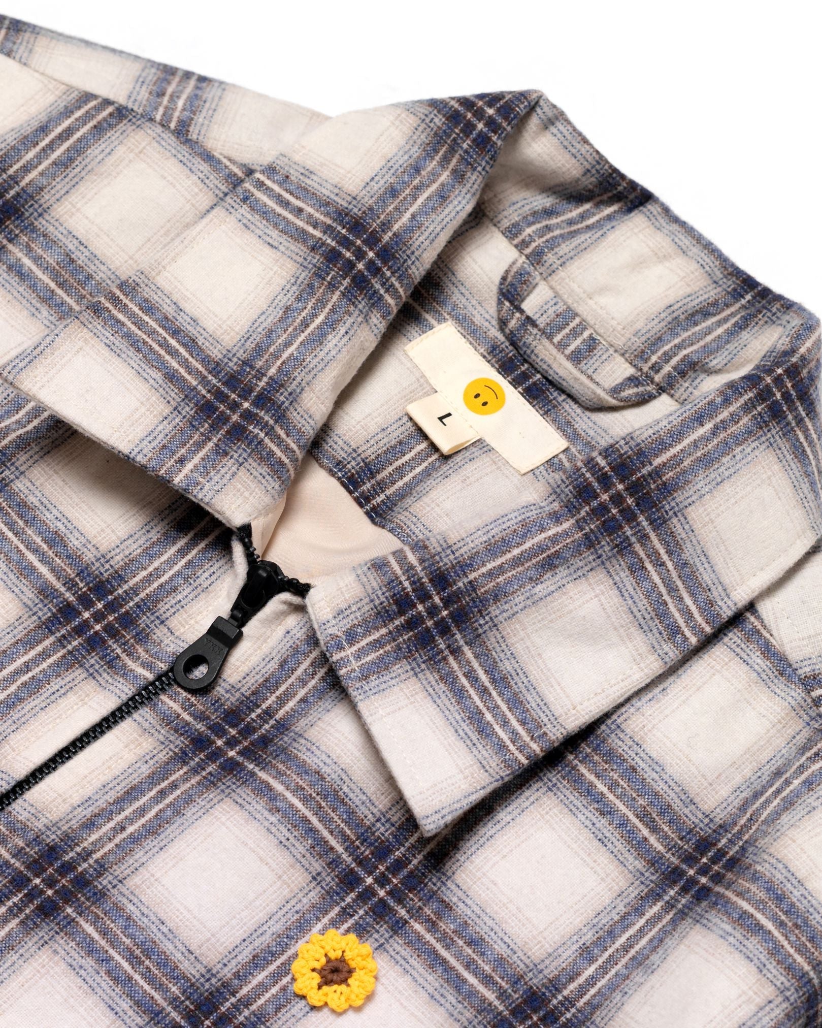 Oat Work Jacket Checkered Blue