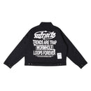 MIRACLE MATES x WORMHOLE Trends Work Jacket Black
