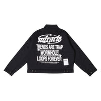 MIRACLE MATES x WORMHOLE Trends Work Jacket Black