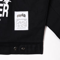 MIRACLE MATES x WORMHOLE Trends Work Jacket Black