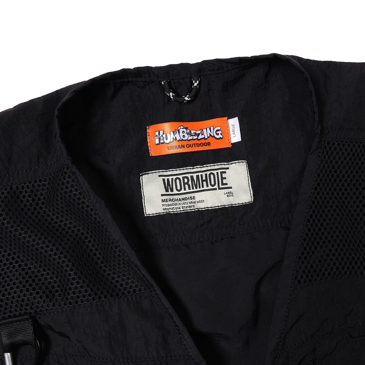 HUMBLEZING x WORMHOLE Mountaineering Tactical Vest Black