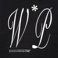 PERISH x WORMHOLE Long Live Oversize Boxy Pullover Hoodie Black