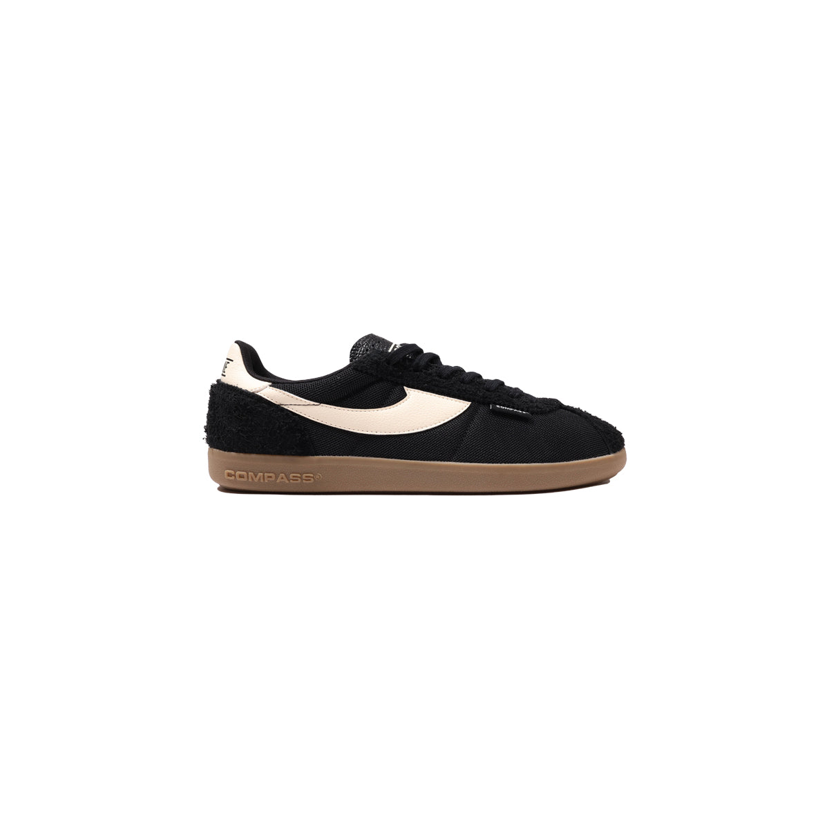 SEPATU COMPASS x WORMHOLE Tribune Loops Forever Black/Suede