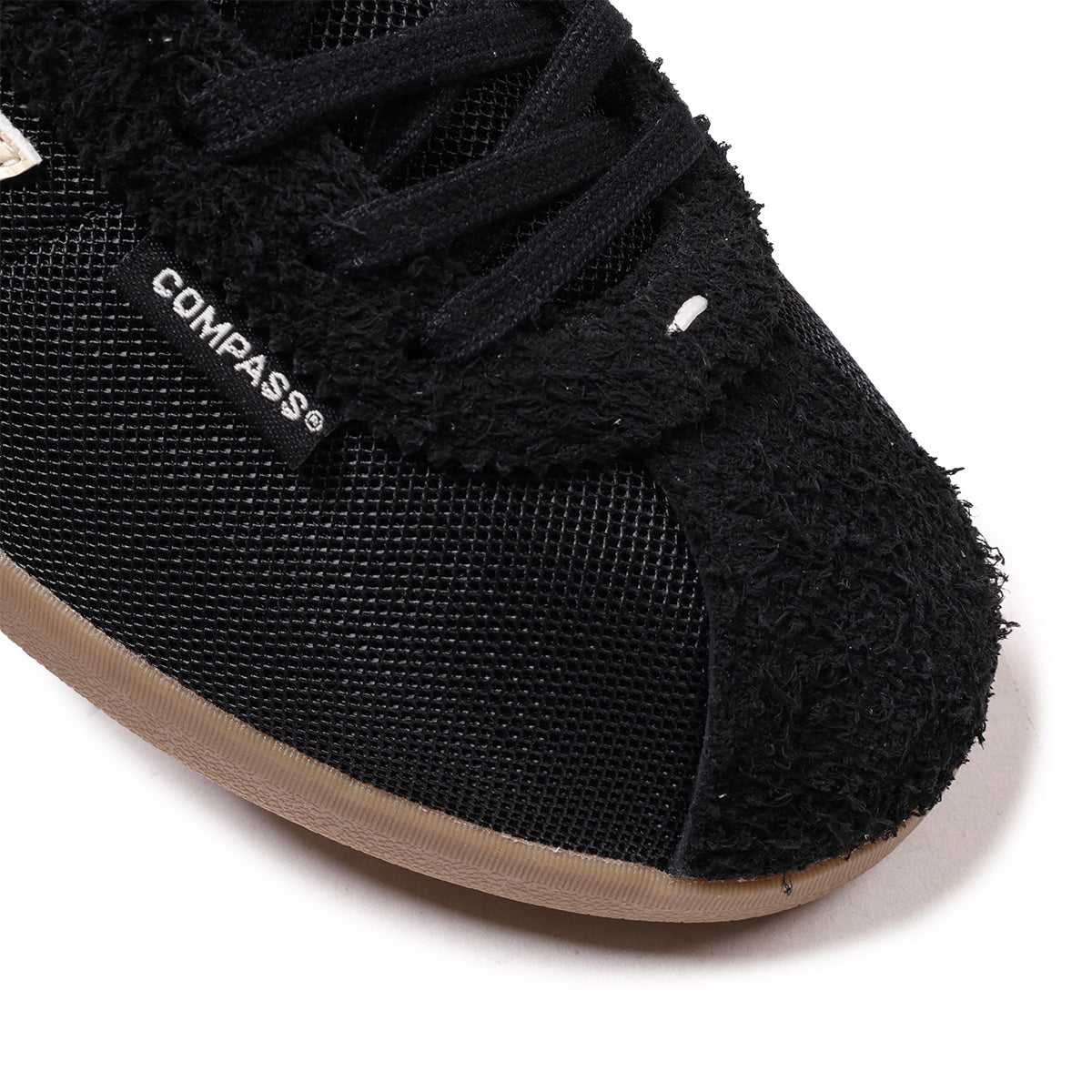 SEPATU COMPASS x WORMHOLE Tribune Loops Forever Black/Suede
