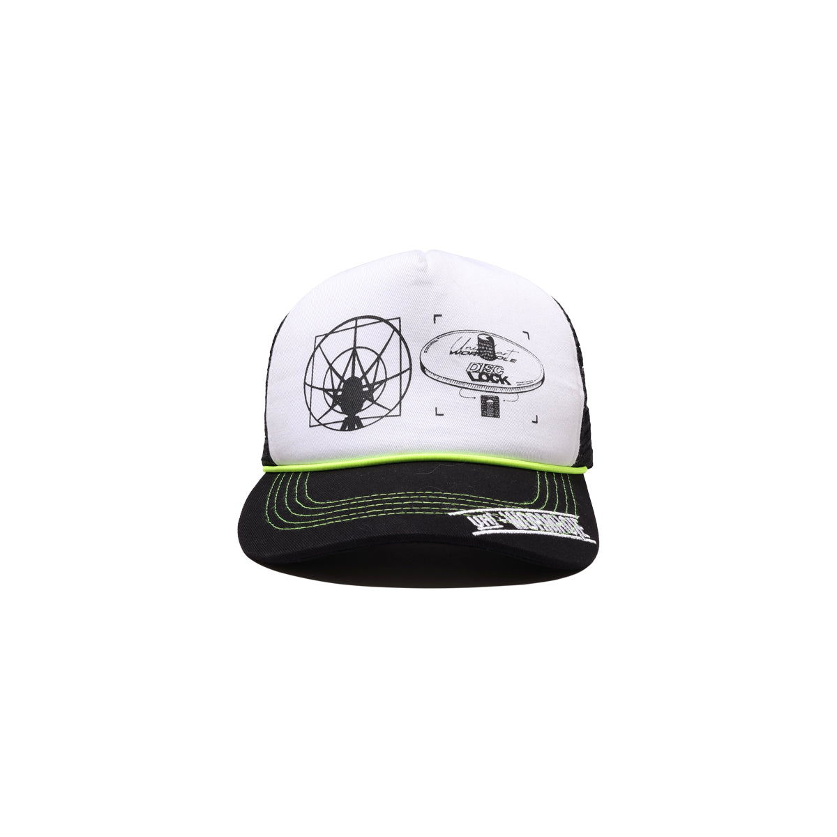 UNITED HART x WORMHOLE Fiveteen Jockeys Trucker White/Black