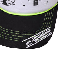 UNITED HART x WORMHOLE Fiveteen Jockeys Trucker White/Black