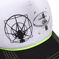 UNITED HART x WORMHOLE Fiveteen Jockeys Trucker White/Black