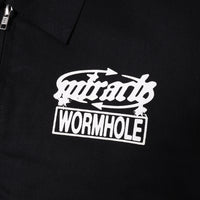 MIRACLE MATES x WORMHOLE Trends Work Jacket Black