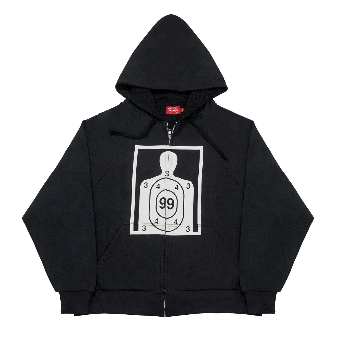 99 Clover Recoil Zip Hoodie Black