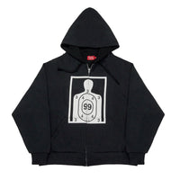 99 Clover Recoil Zip Hoodie Black