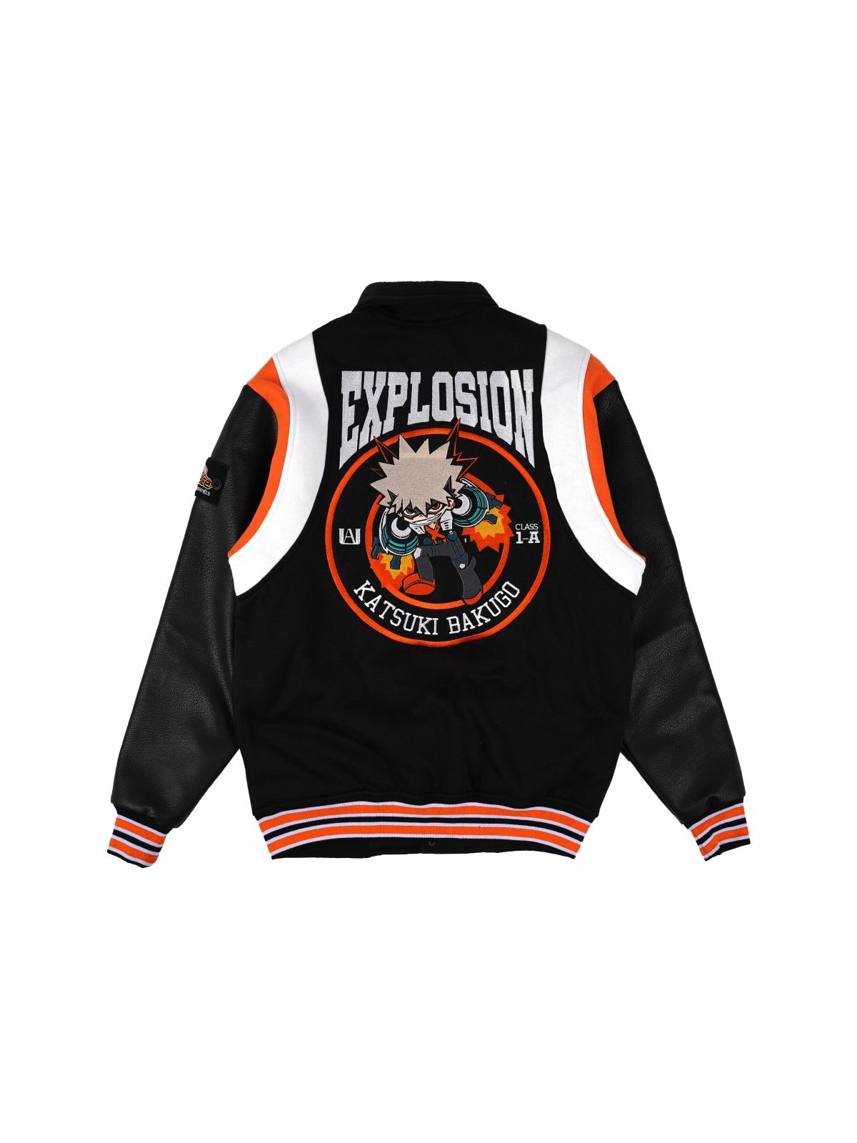 W.ESSENTIÈLS X FTH X My Hero Academia Bakugo Varsity Jacket