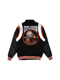 W.ESSENTIÈLS X FTH X My Hero Academia Bakugo Varsity Jacket