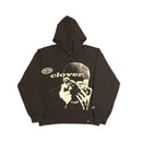 99 Clover "Clover Vision" Oversized Hoodie Brown