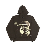 99 Clover "Clover Vision" Oversized Hoodie Brown