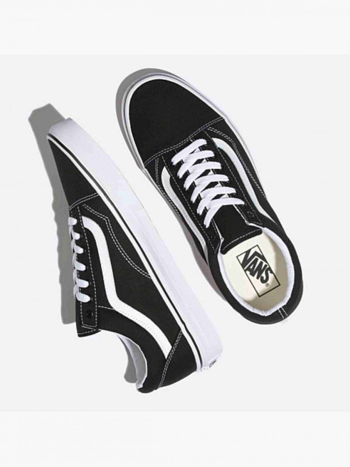 Vans Old Skool (Canvas) Black True White – Wormhole Store