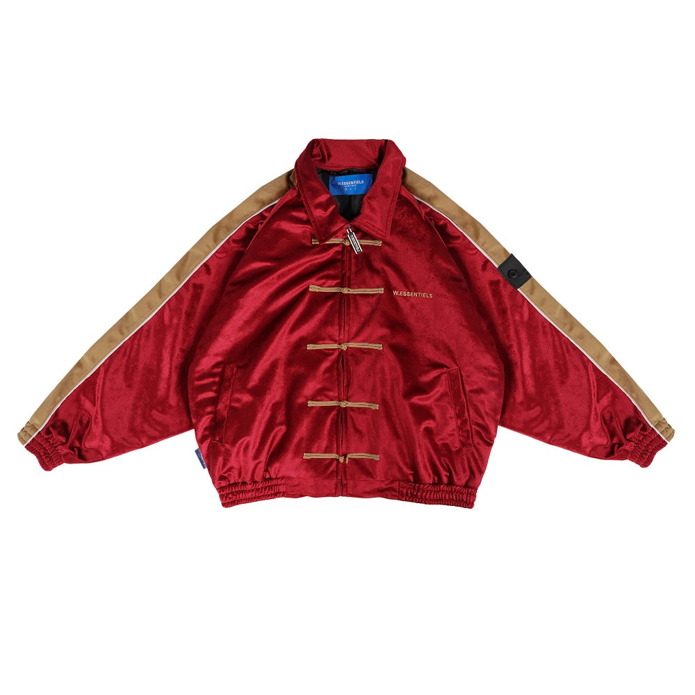 W.ESSENTIELS Année du Cheval Cheongsam Jacket Crimson Red
